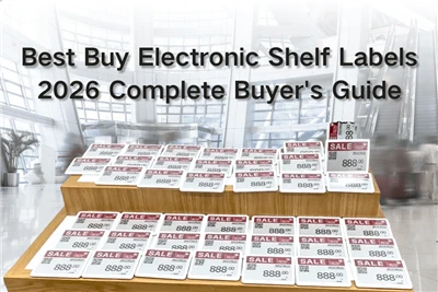 Best Buy elektroniska hylletiketter: 2026 komplett köparguide