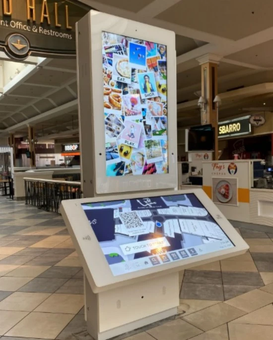 Vilka scenarier är bäst lämpade för kiosker med pekskärm