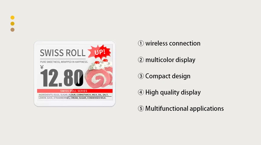 5.8 Inch Electronic Price Tag
